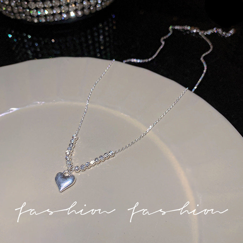 Korean ins style pearl zircon titanium steel necklace for women easiest for matchniche styleclassy sense clavicle chain fairy jewelry wholesale