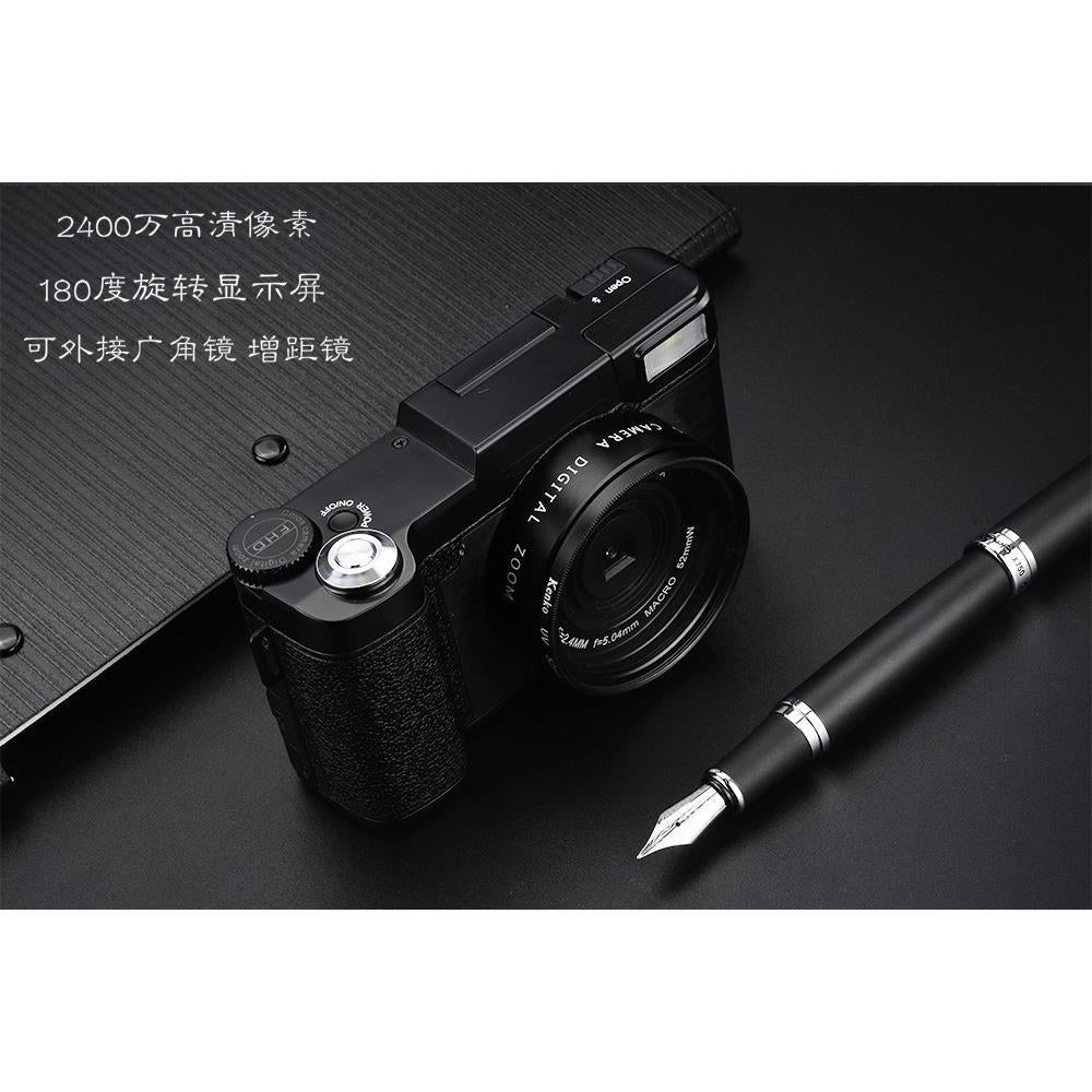 {free 32g card} 24 million pixel high-definition digital camera, small slr selfie mirrorless camera for travel photography