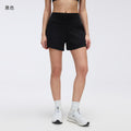 Women's high-waisted yoga shorts - summer fitness shorts, loose fit, slimming, casual, breathable, running & workout pants - d26076
