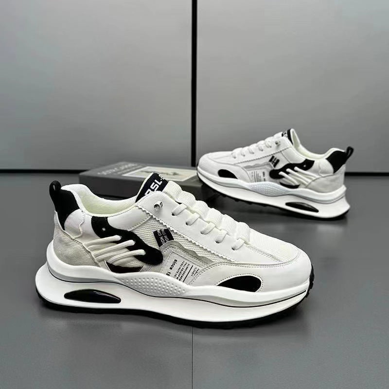 Tiktok & kuaishou hot-selling autumn men's shoes: new breathable athletic casual sneakers, trendy men's shoes, and agnes shoes