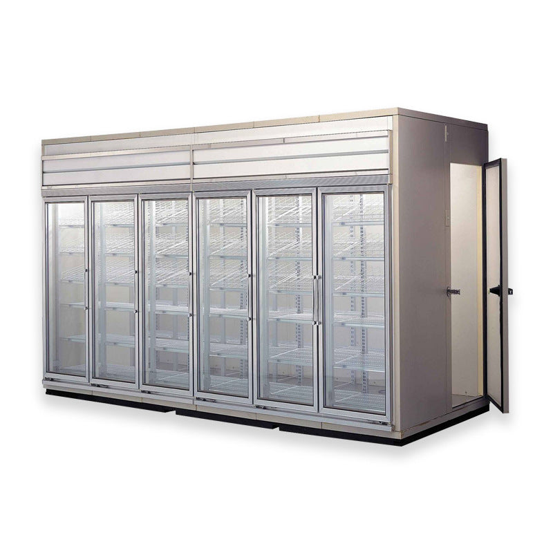 Post-added cold storage glass door vegetable and fruit room quick-freezing room ice room seafood room beverage cabinet meat cabinet air curtain cabinet