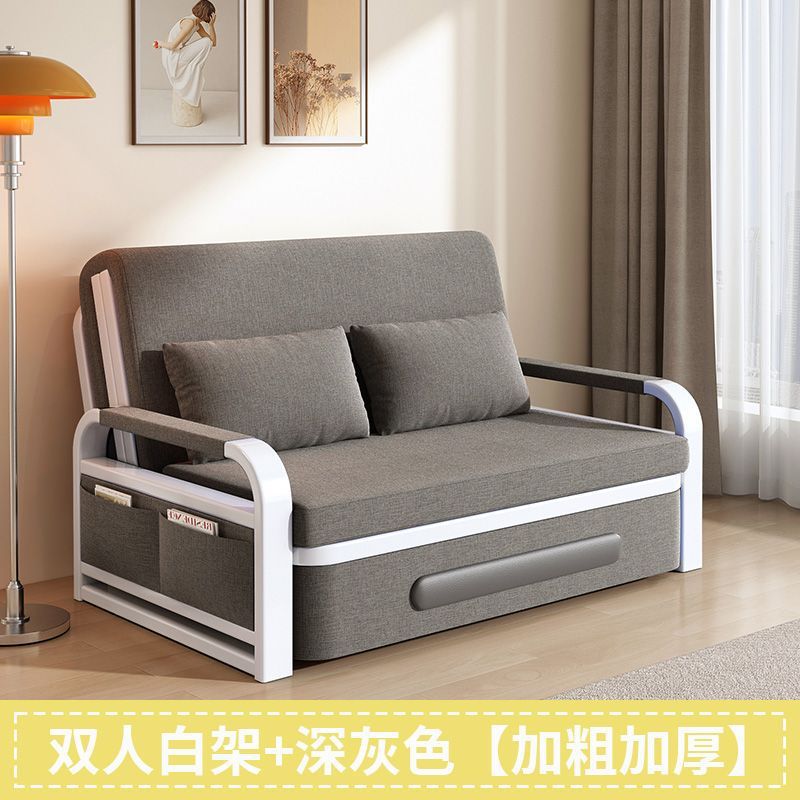 Sofa bed foldable dual-purpose small apartment retractable bed single popular style living room balcony multifunctional bed 2025new arrival