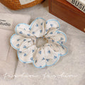 Korean style gentle small floral large intestine hair tie large artsygirl fabric ball head lazy atmosphere headband