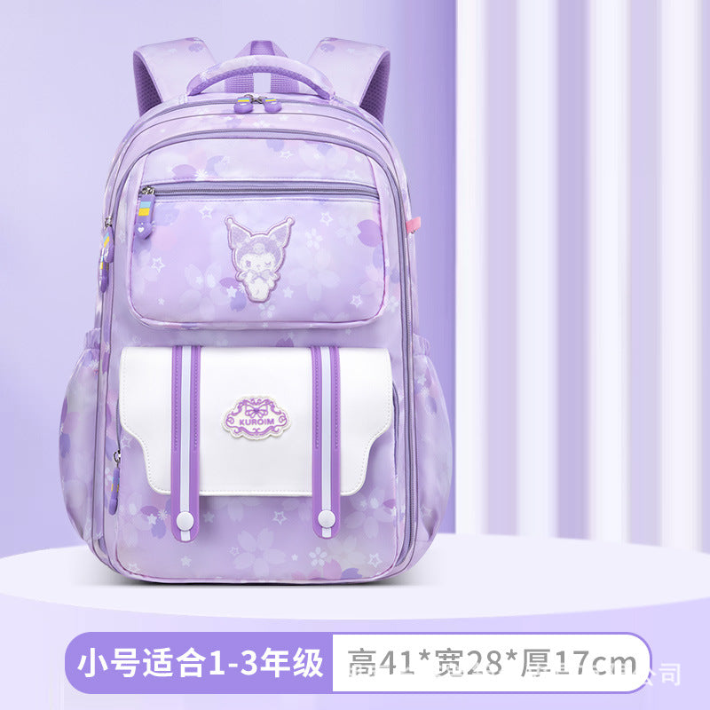 New primary school schoolbag, girls, sixth grade girls, girls, children, ultra-light and lightweight spine care,  wholesale