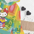 Kids' hoodie set, cross-border hot-selling cartoon animal print girls' fashion hooded sweatshirt and sweatpants set