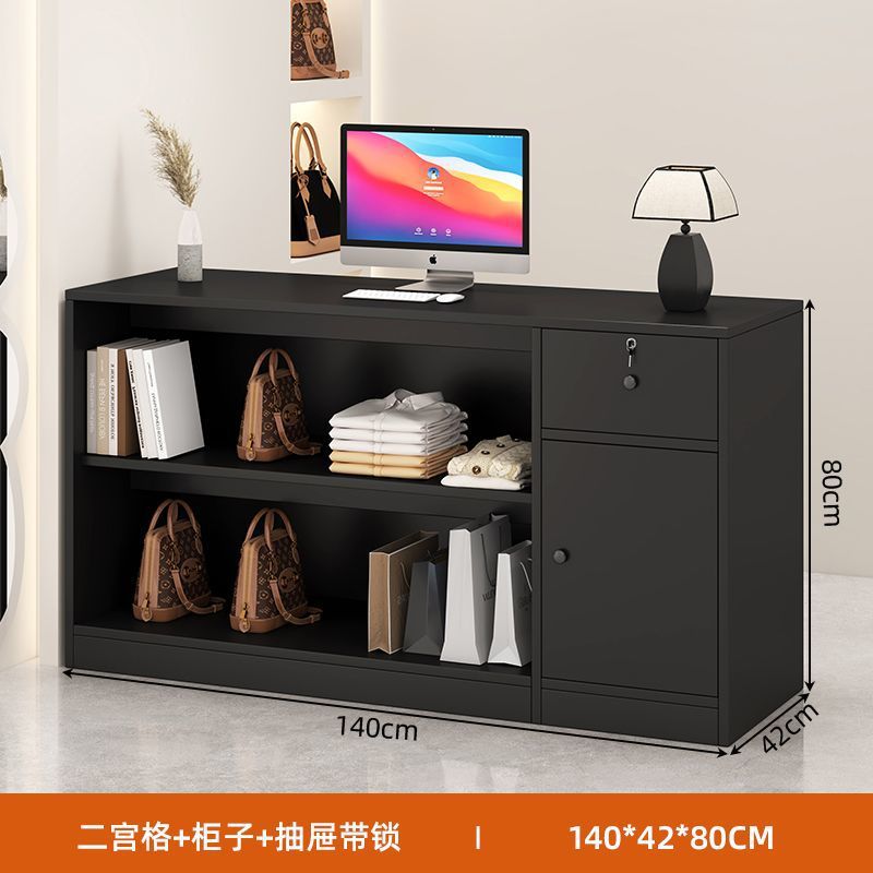 Bar counter, cashier counter, small casual modern convenience store, milk tea shop, reception desk, hair salon, clothing store counter, front desk