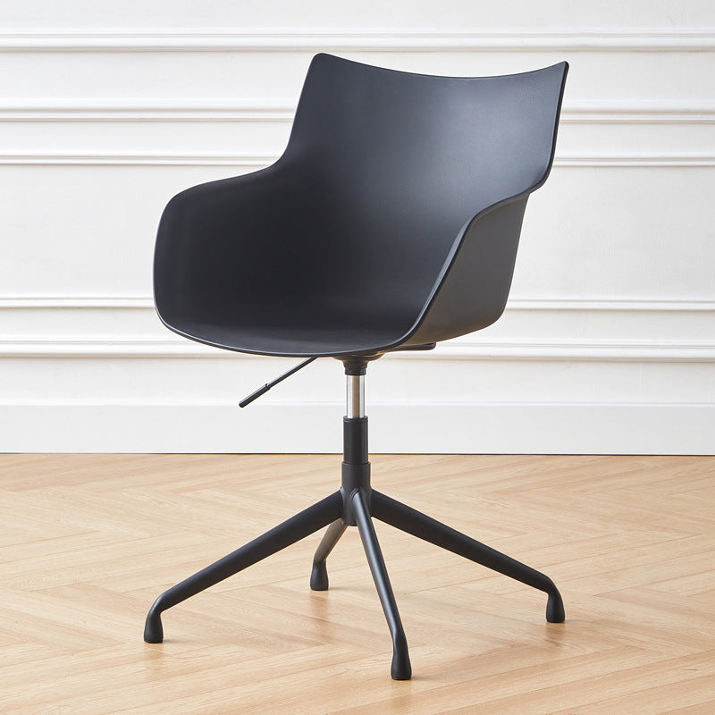 Business plastic chair computer chair reception negotiation chair restaurant stool thickened backrest chair office chair swivel chair for extended sitting