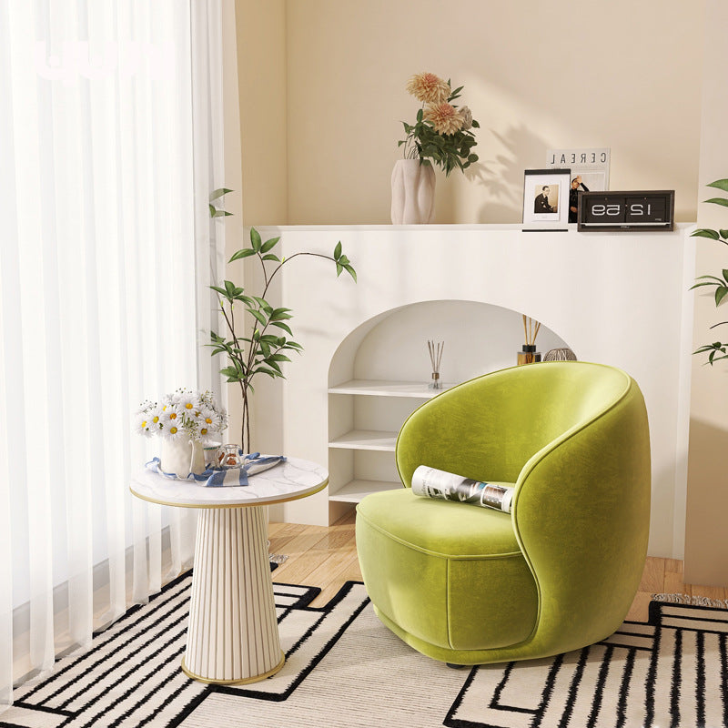 new living room single sofa - minimalist style for home, bedroom, balcony, and reception areas - creative lazy sofa for beauty salons
