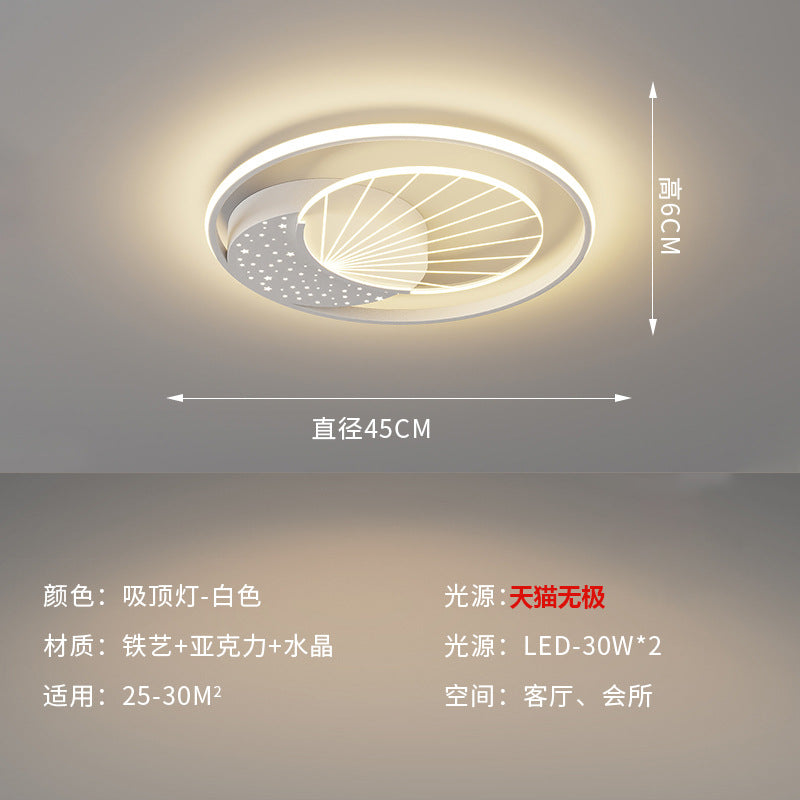 [Strict Selection] 2025 New Modern Simple Atmospheric Ceiling Light Whole House Zhongshan Lighting Package Combination