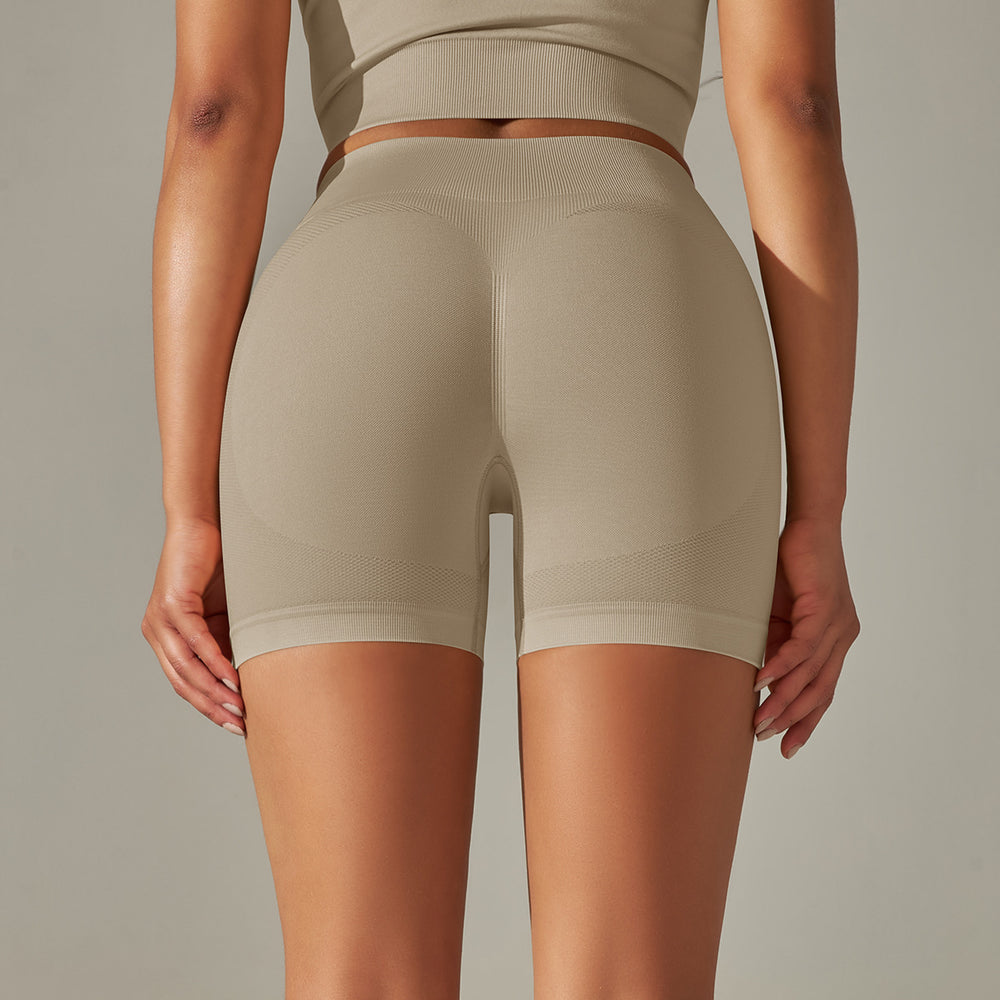 new arrival seamless knitting peach butt tights high waist butt lift quick-drying running sports yoga pants fitness wear