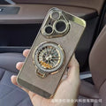 Electroplated breathable heat dissipation shell suitable for huawei p70pro mobile phone case magnetic gyro bracket mate60pro hard shell