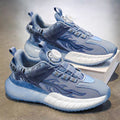 Rotating buckle men's shoes spring 2026 new youth casual running sneakers height increasing versatile dad shoes trendy sneakers