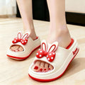 Super outdoor women's indoor slippers wear women's red slippers 2026 cool indoor net fire bathroom summer home slippers new