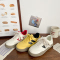 American-style sneakers, niche and trendy, round-toe, new spring 2025 women's shoes, versatile, student casual athletic white sneakers