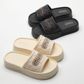 Thick sole sandals and slippers for women summeroutwear2025new arrivalnon-slipfashionpopular indoor home platform sandals