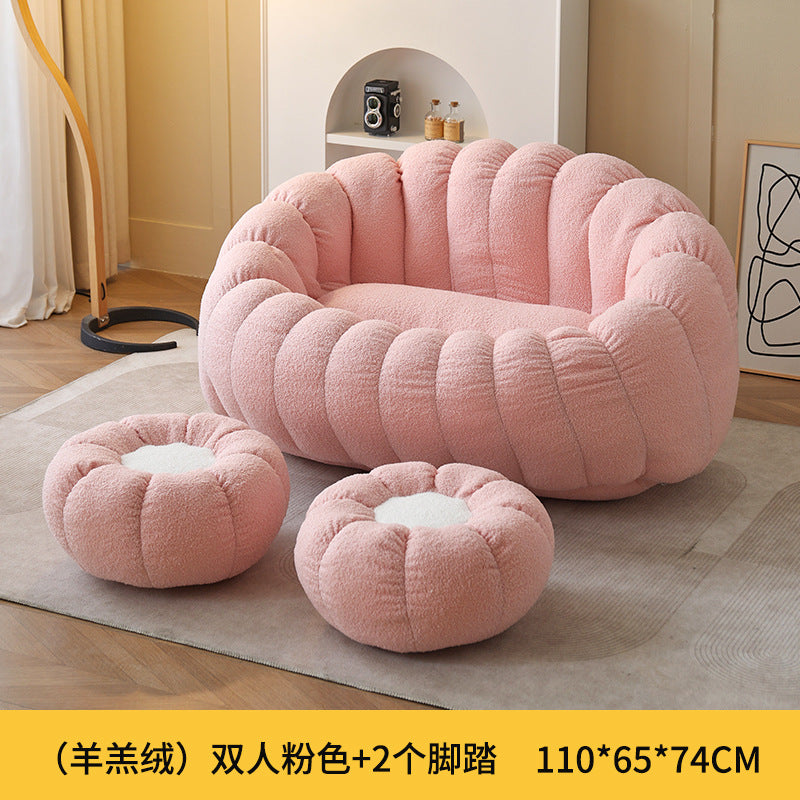 Popular bean bag lazy sofa bedroom for home double tatami lounge chair balcony casual reclining sofa