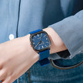 Shangmei new arrival cross-border square alloy shell silicone strap medieval style watch digital quartz unisex watch
