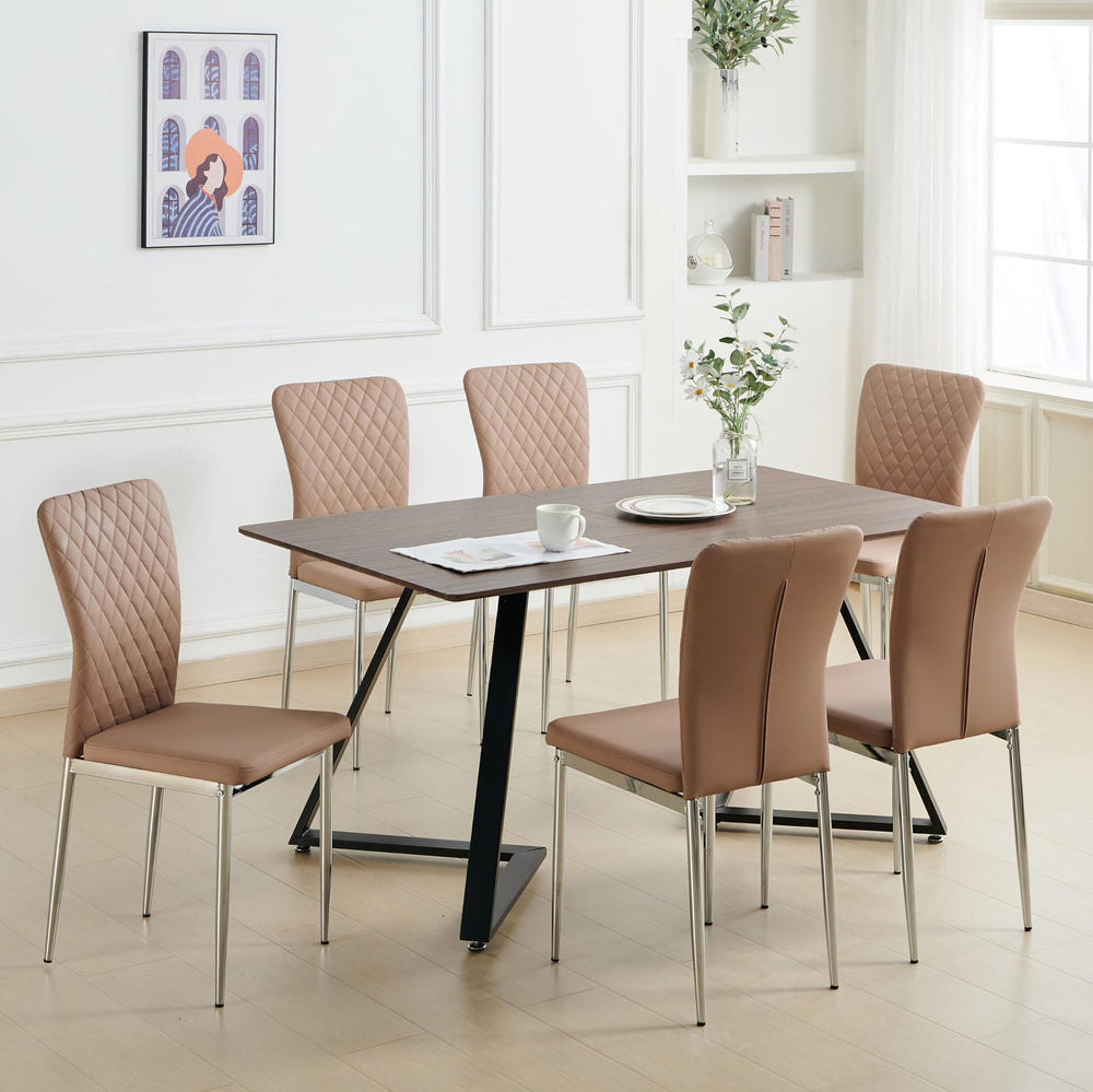 Amazon hot selling light luxury classy dining chair cross-border foreign trade mail order packaging restaurant chairs dining chairs