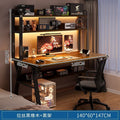 Desk bookshelf all-in-one table with perforated board modern casual bedroom gaming table student for home desktop computer table