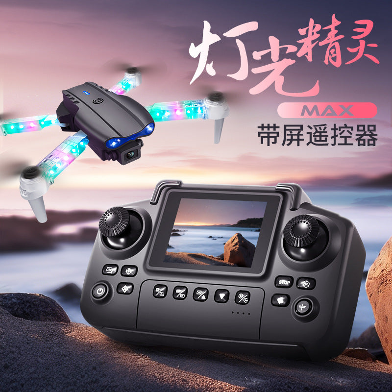 E88 e99 drone - screen control, remote control, dual camera aerial photography aircraft, optical flow positioning, lighting remote control airplane toy