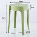Thickened plastic stool for home strong and durable extra thick stackable casual modern windmill stool spare bench chair