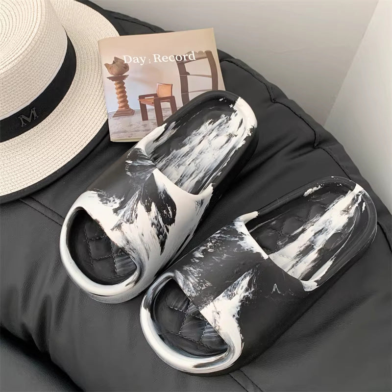 Best sellingeva high-looking, anti-slip, anti-odor home slippers for men and women, summerfor homecouple soft bottom one word