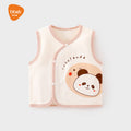 Babibele autumn winter baby belly vest baby double layer vest kids waistcoat vest pure cotton heattechtops