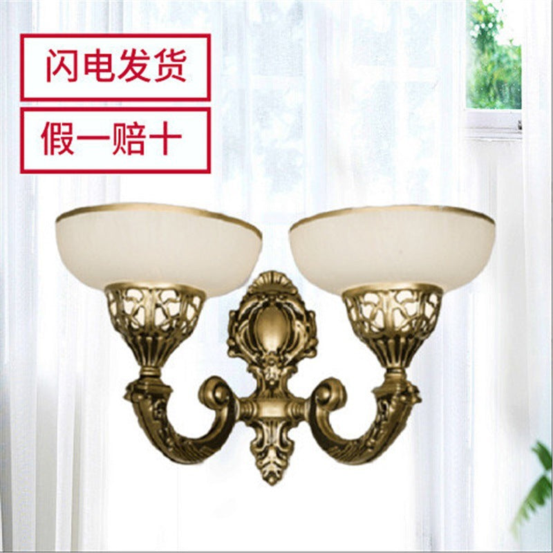 European style wall lamp bedroom bedside lamp living room led aisle wall light modern minimalist lighting fixture