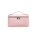 Lp19 lunch box bag genuine leather mini fashion women's bag 2025 new gigi same style satchel box bag crossbody small bag