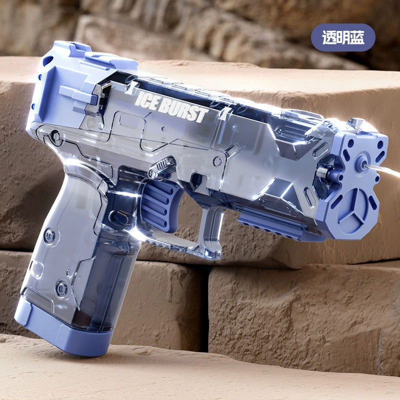 Douyin's same mini glock water gun manual continuous reloading summer outdoor water gun beach water toy