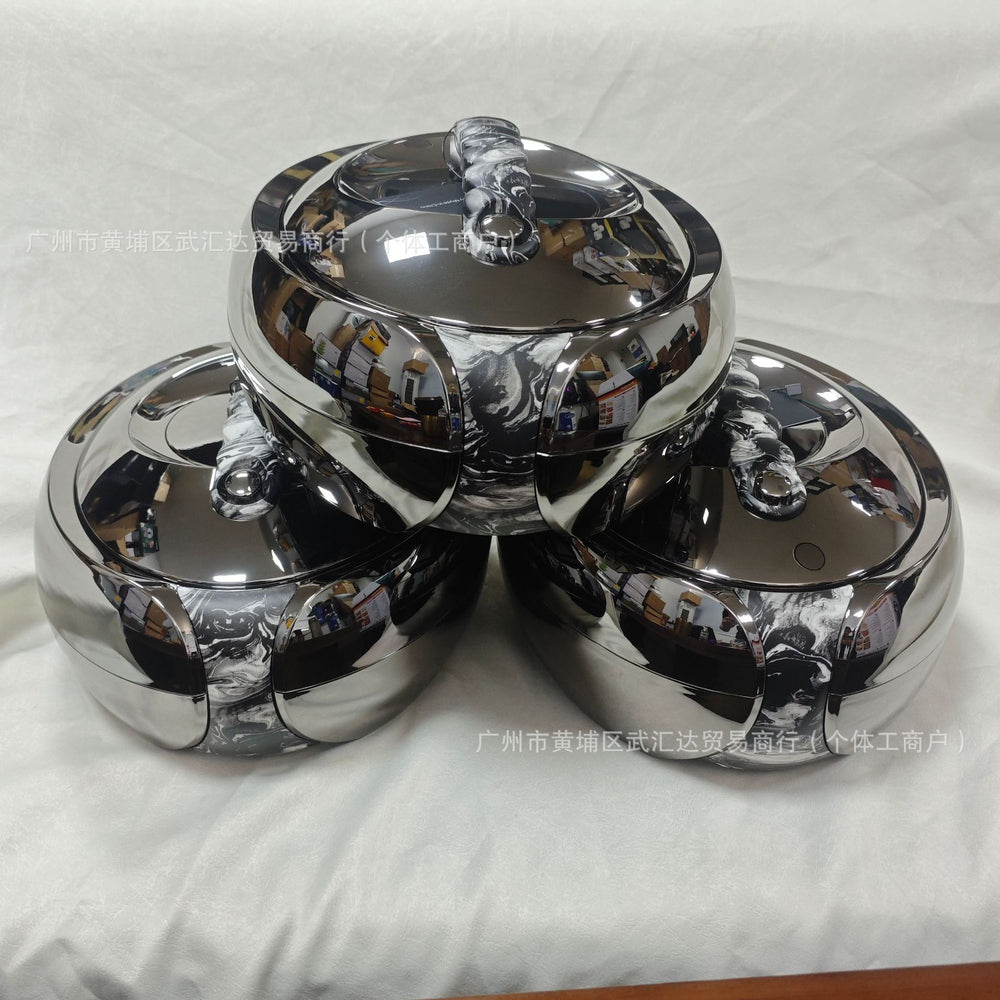 Forever gold insulated lunch box 4/5/6l 3pcs high-end insulated lunch box insulated tableware cross-border direct supply