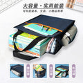 Student tutoring bag vertical version satchel document bag canvas tutoring bag book bag information bag gift bag printed advertising bag