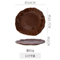 11inch plate-kiln turns brown