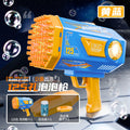2025 new cross-border bubble machine - kids' handheld electric gatling bubble gun with 125 bubbles - trendy toy for girls