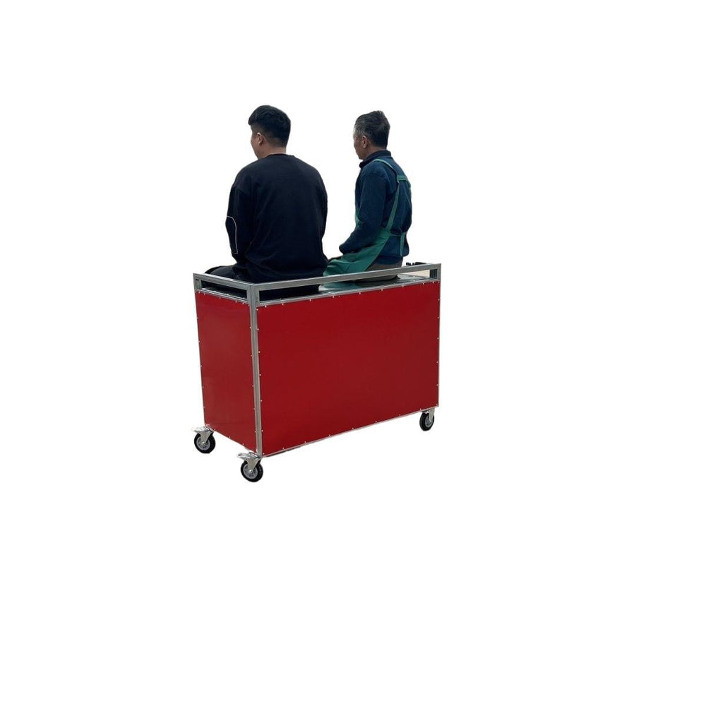 Folding cart for setting up stalls, foldable universal multi-functional snack night market cart, meal cart, movable stall