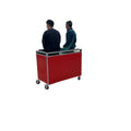 Folding cart for setting up stalls, foldable universal multi-functional snack night market cart, meal cart, movable stall