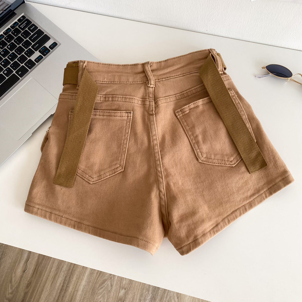 American retroworkwear hot girl hot pants denim shorts women's new arrival summer high waistloose pantspetitesstraight-leg pants