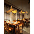 Straw hat chandelier southeast asian rattan creative bamboo art restaurant wedding store hotel b&b lampshade bamboo woven decorative chandelier