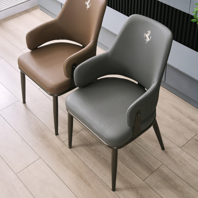Dining chair for home dining table chair accessible luxuryclassy sense restaurant dining stool back banquet new arrival iron mahjong chair