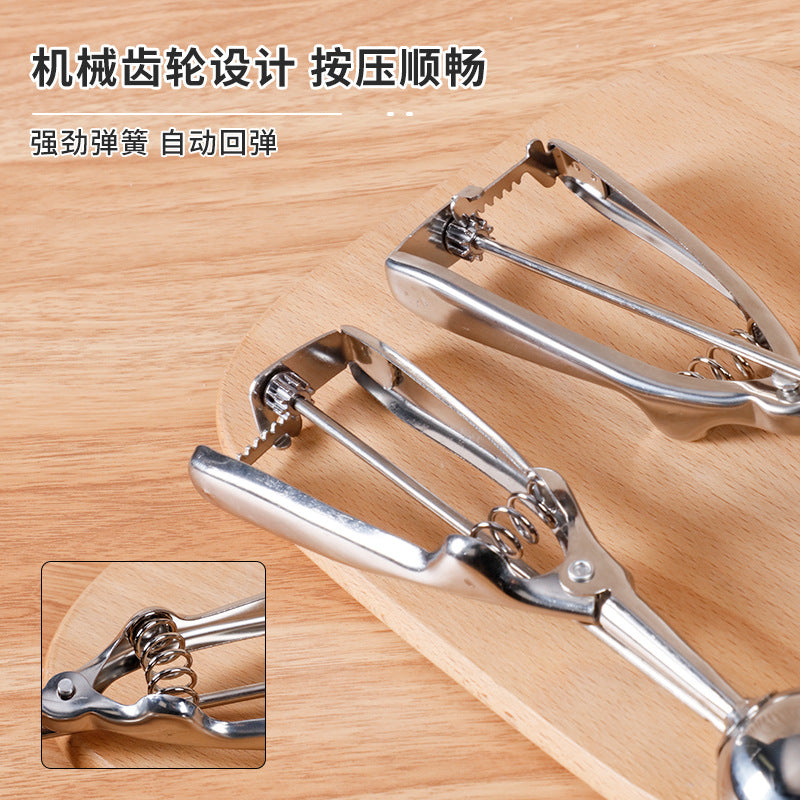 Stainless steel ice cream scoop scooper ice cream scoop scooper scoop scooper fruit scoop handy gadget