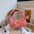 Fashion bag shoulder 2025 crossbody bag new arrival cloud pleated armpit classy crescent satchel bag