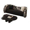 French-style small apartment living room curved sofa, suitable for hotels, b&bs, beauty salons, clothing stores, and trendy rest areas/reception sofas
