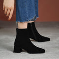 Women's ankle boots - new spring/autumn 2025 collection: chunky heel, pointed toe, mid-heel, suede, versatile boots