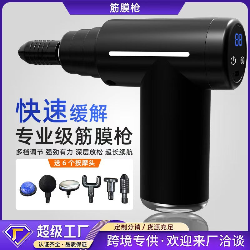russian bestseller: multifunctional hot & cold percussion massager - mini muscle relief gun