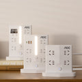 Chuangya vertical socket with usb lightning protection and surge protection socket independent night light digital clock original socket