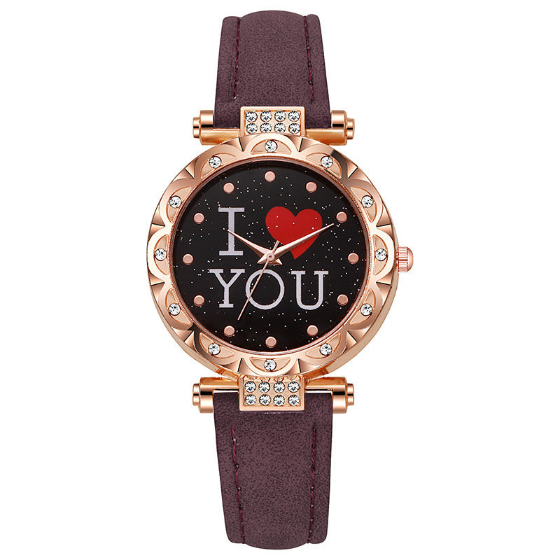 Korean style minimalist casual women's watch gift fashion personalized gift women's quartz electronic watch wholesale watch