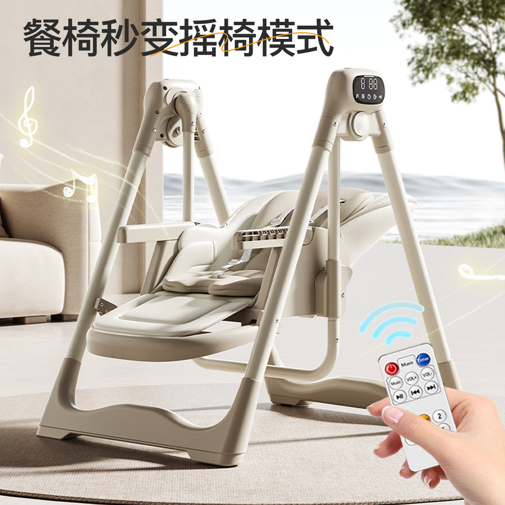 Baby high chair - multifunctional, adjustable height, reclining, portable dining chair for infants and toddlers