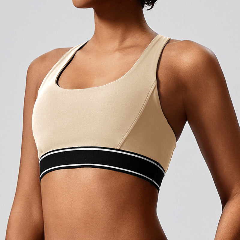 European and american cross-border dance running sports bra women's outdoor sports vest style fitness yoga top bra