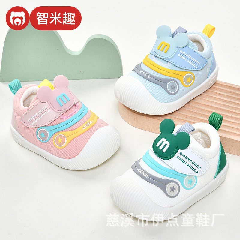 Toddler shoes for boys, spring and autumn, 0-1-2 years old, soft sole infant shoes, children's shoes, infant and toddler shoes for girls