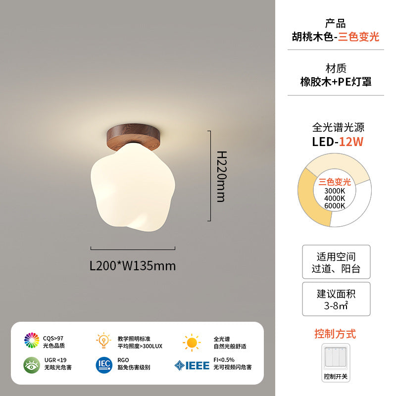 Walnut color star aisle light corridor entrance entrance balcony light full spectrum room rabbit wall light ceiling light